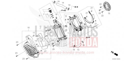 RADIATEUR NSS125ADM de 2021